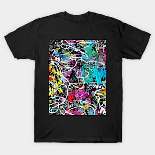 Graffiti Style Pattern T-Shirt